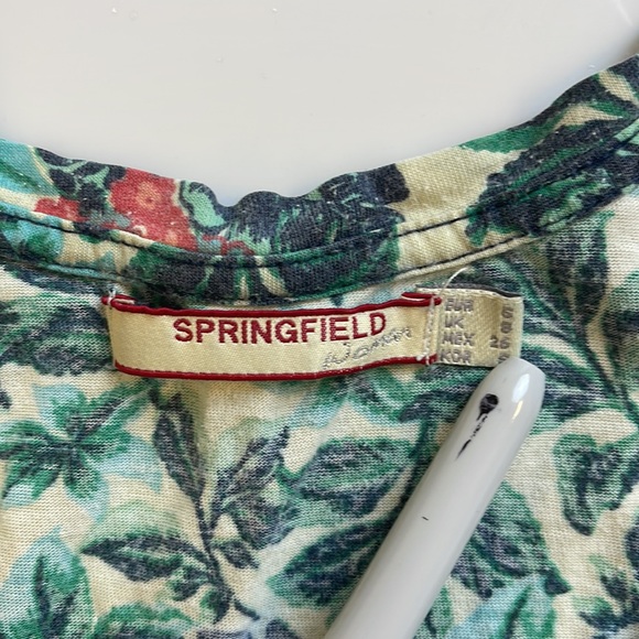 Springfield Women Floral Sleeveless With Side Pocket Top                  X20-06 - Picture 3 of 5